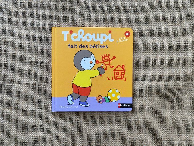 Livre T'choupi fait des bêtises Nathan d'occasion