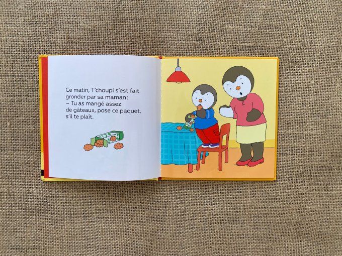 Livre T'choupi est en colère Nathan d'occasion 