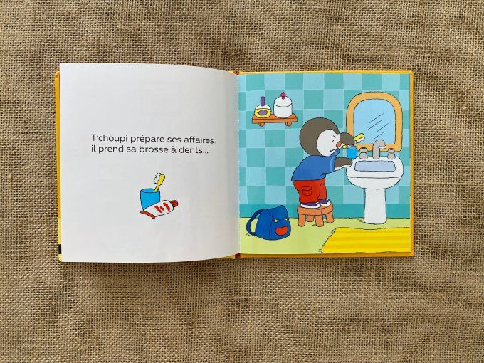 Livre T'choupi est en colère Nathan d'occasion 