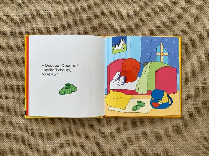 Livre T'choupi est en colère Nathan d'occasion 