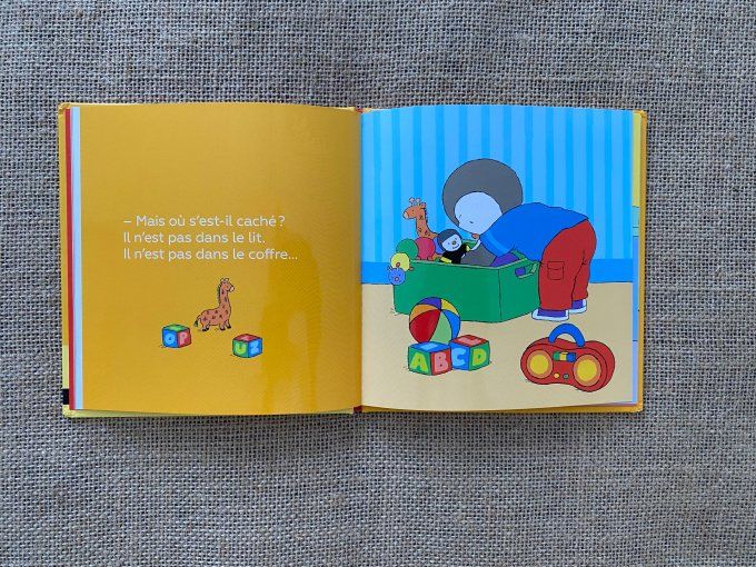 Livre T'choupi est en colère Nathan d'occasion 