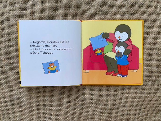 Livre T'choupi est en colère Nathan d'occasion 