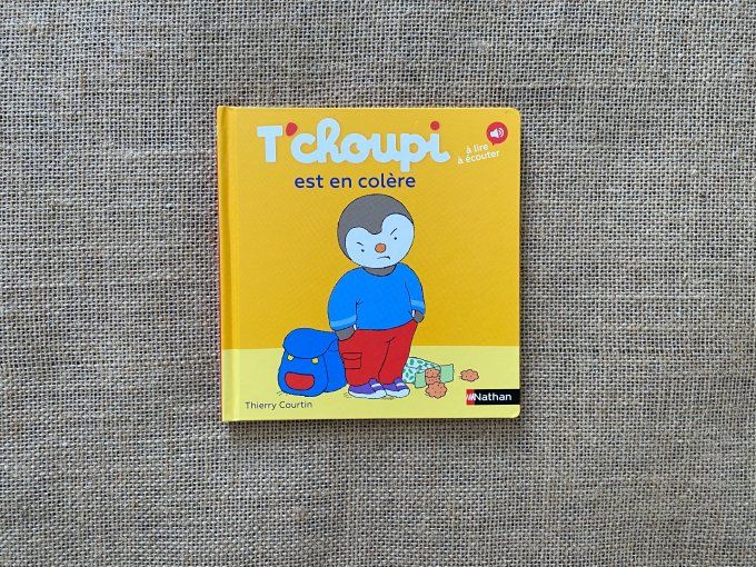 Livre T'choupi est en colère Nathan d'occasion