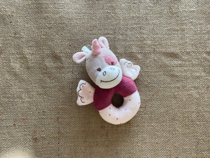 Hochet Jade la licorne Nattou d'occasion