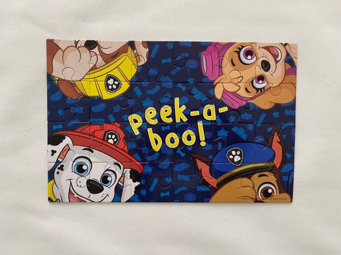 Puzzle 4 en 1 Pat Patrouille Nickelodeon 12 16 20 24 pièces d'occasion