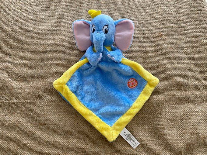 Doudou plat éléphant Dumbo Disney Nicotoy d'occasion