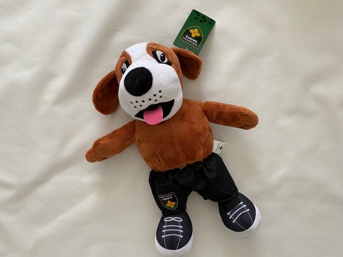 Peluche chien Bernie Mascot Toy Nortampton Saints - Article Neuf