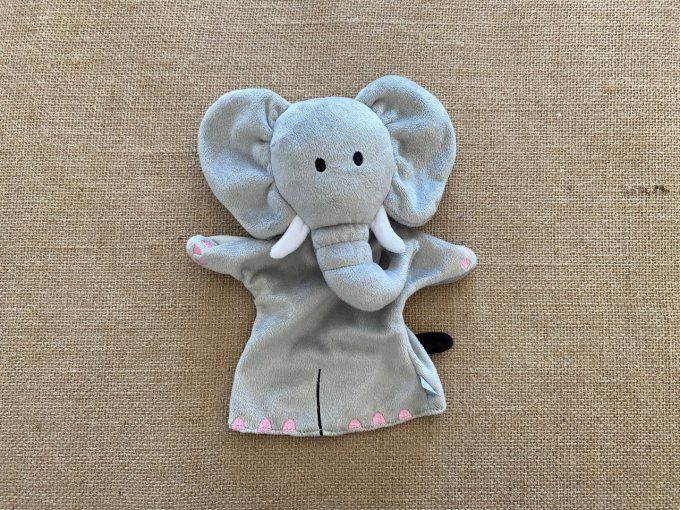 Lot de 4 marionnettes animaux de la jungle Oxybul d'occasion 