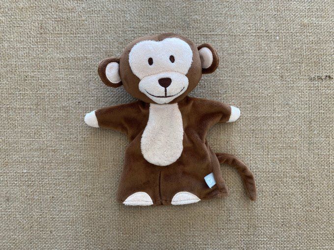 Lot de 4 marionnettes animaux de la jungle Oxybul d'occasion 