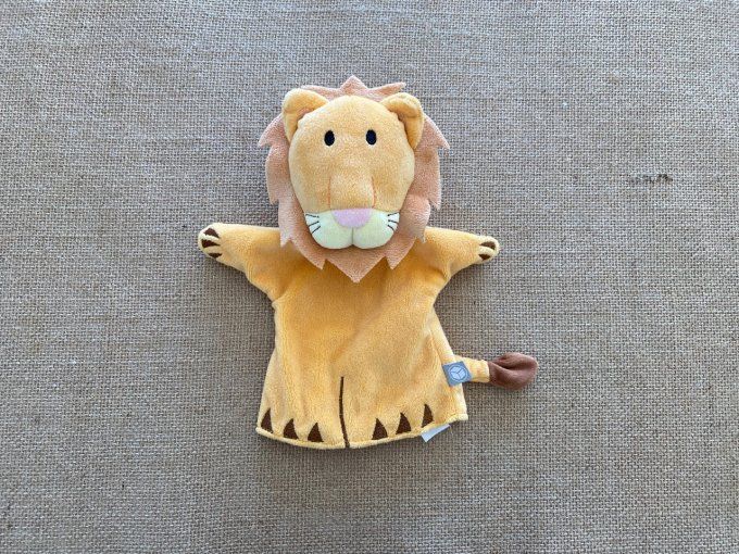 Lot de 4 marionnettes animaux de la jungle Oxybul d'occasion 