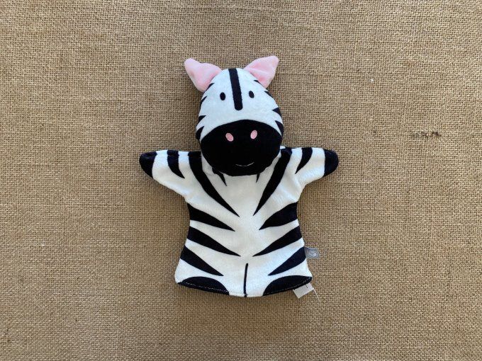 Lot de 4 marionnettes animaux de la jungle Oxybul d'occasion 