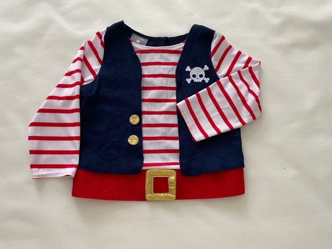 Déguisement pirate garçon 3 à 5 ans Oxybul d'occasion