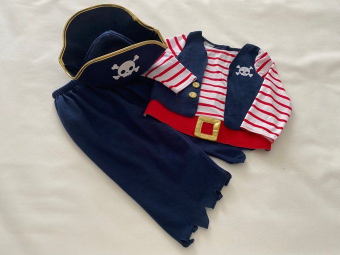 Déguisement pirate garçon 3 à 5 ans Oxybul d'occasion