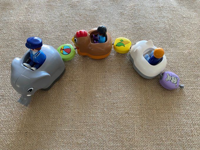 Train des animaux Playmobil d'occasion 