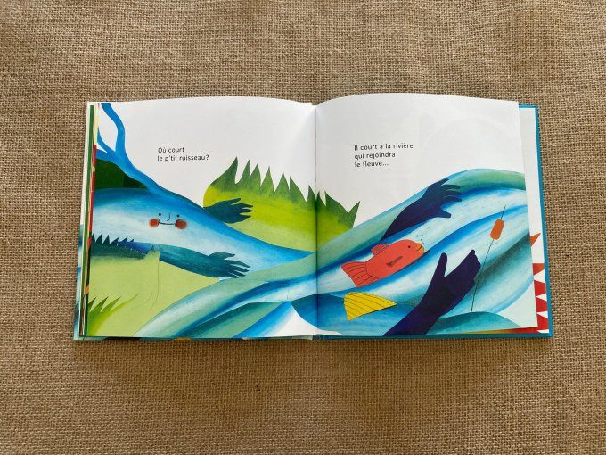 Livre Un P'tit Ruisseau Le cycle de l'eau Les Editions du Ricochet d'occasion