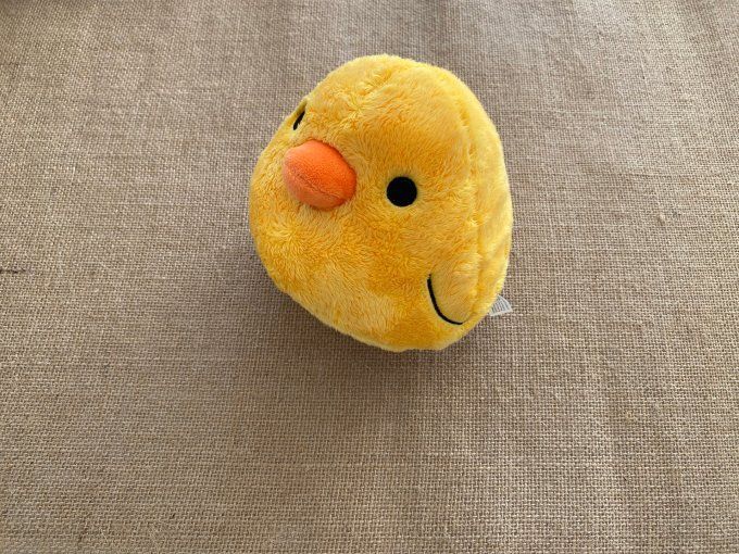 Peluche poussin orange d'occasion 