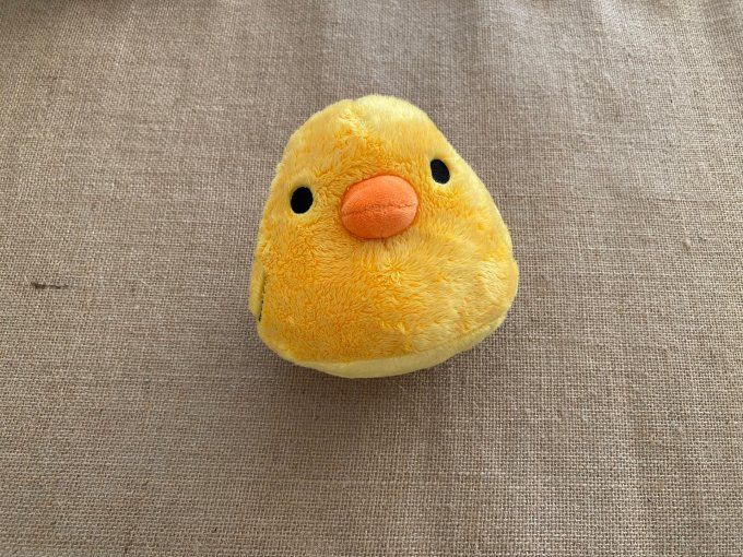 Peluche poussin orange d'occasion