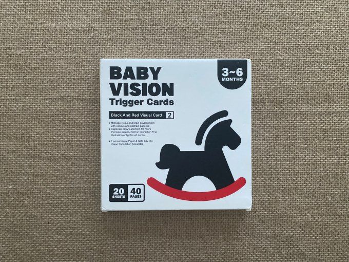 Cartes de stimulation visuelle pour bébé Montessori d'occasion