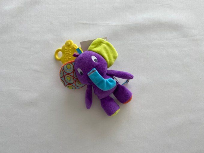 Doudou éléphant anneau de dentition SHENZHEN M&J TOYS - Article Neuf