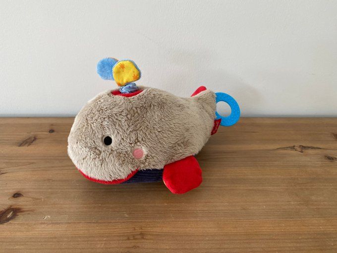 Doudou baleine d'activités Sigikid d'occasion