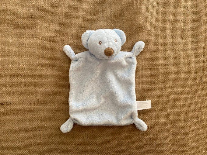 Doudou plat ours bleu ciel Simba Toys Nicotoy d'occasion