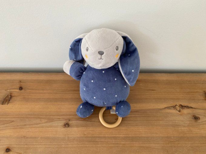 Lapin musical bleu étoiles Simba Toys d'occasion