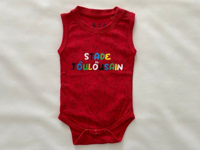 Body sans manches multicolore Stade Toulousain 3 mois d'occasion