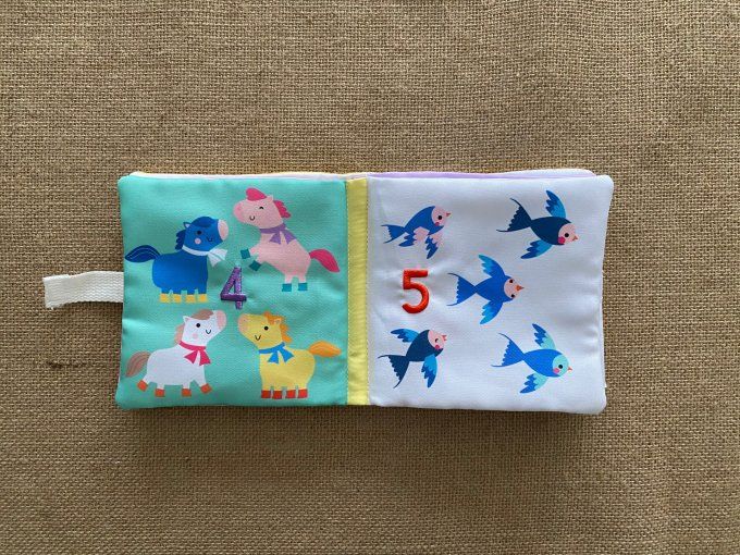 Livre tissu à compter 1,2,3...Tam Tam d'occasion