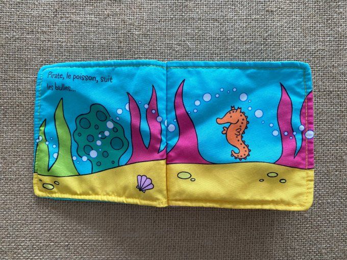 Livre tissu Le poisson Usborne d'occasion