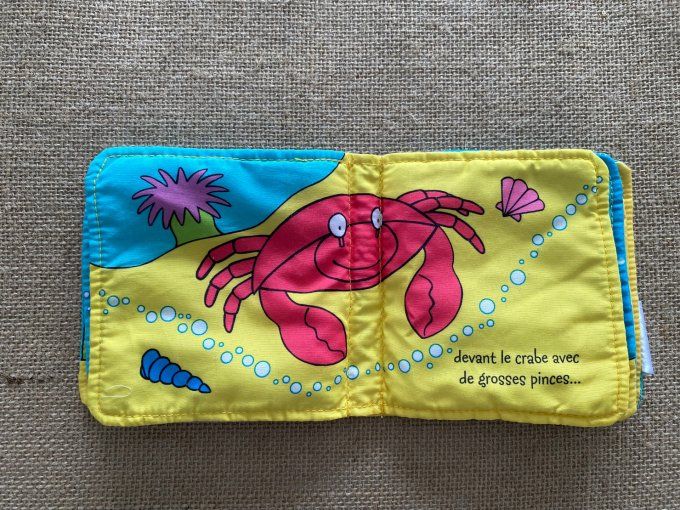 Livre tissu Le poisson Usborne d'occasion