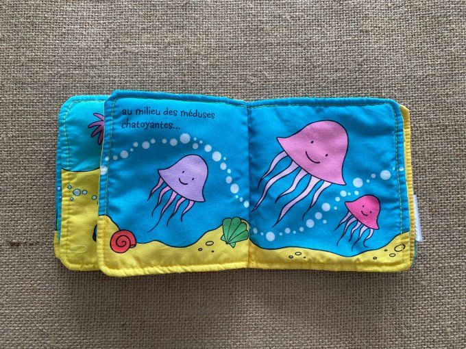 Livre tissu Le poisson Usborne d'occasion