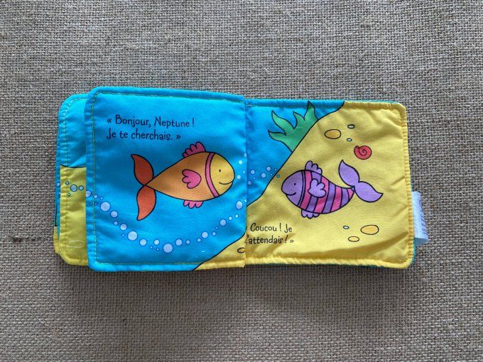 Livre tissu Le poisson Usborne d'occasion