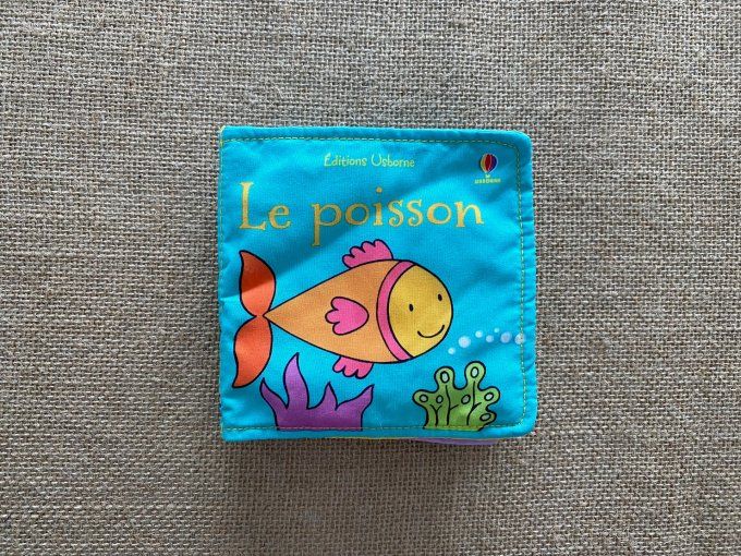 Livre tissu Le poisson Usborne d'occasion