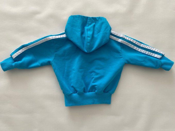 Survêtement bleu turquoise adidas 3-6 mois d'occasion