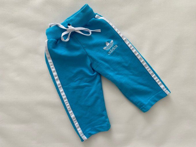 Survêtement bleu turquoise adidas 3-6 mois d'occasion