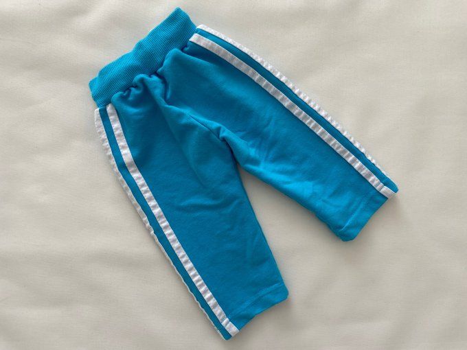 Survêtement bleu turquoise adidas 3-6 mois d'occasion