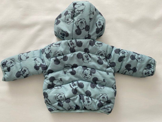 Veste à capuche bleue motifs Mickey Mouse Disney Baby 18 mois d'occasion