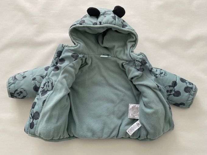 Veste à capuche bleue motifs Mickey Mouse Disney Baby 18 mois d'occasion