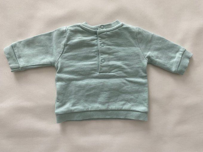 Sweat vert eau Disney Baby 1 mois d'occasion