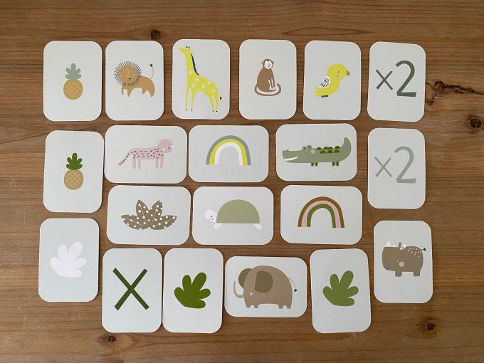 Jeu d'équilibre en bois Safari Vertbaudet d'occasion