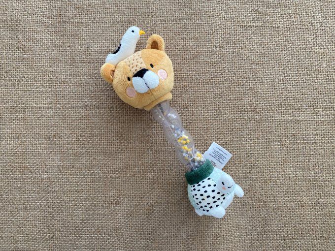 Bâton de pluie Tanzanie 20 cm vert Vertbaudet jouet éveil musical bébé d'occasion