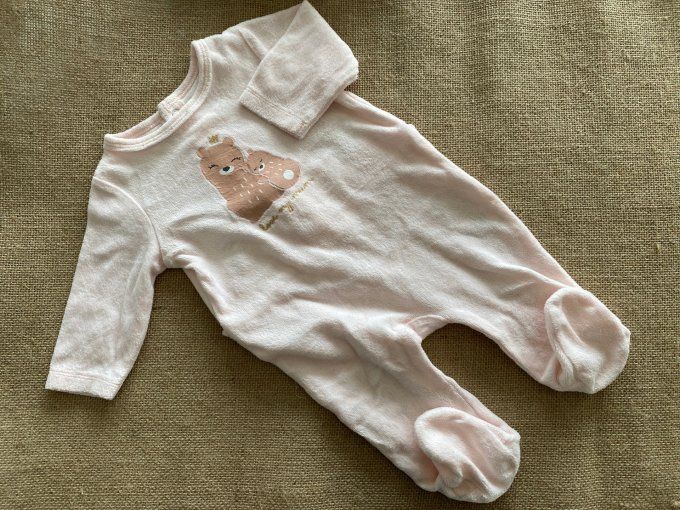 Pyjama rose Love my mum 3 mois Gémo d'occasion