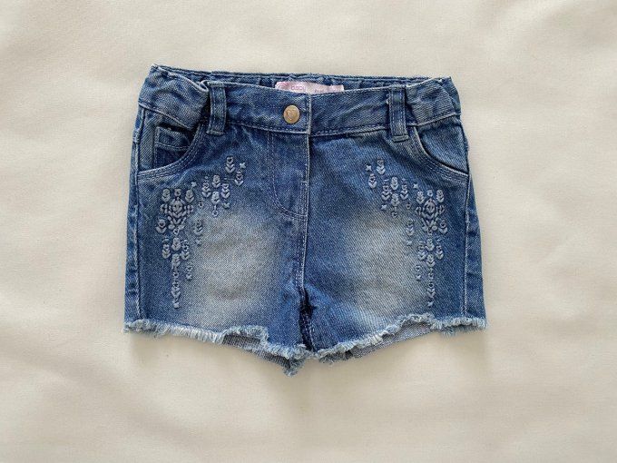 Short en jean bébé bleu 12 mois Gémo d' occasion