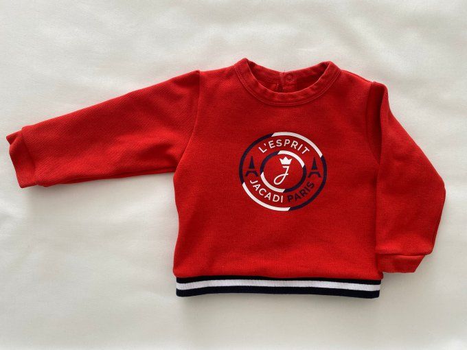  Ensemble haut rouge bas marine L'Esprit Jacadi Paris Jacadi 18 mois d'occasion
