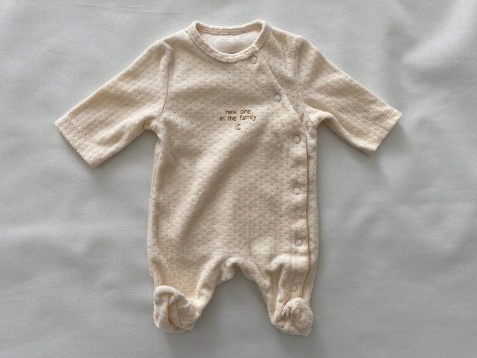 Lot naissance 1 pyjama 2 bodys 1 doudou renard orange Vtech d'occasion