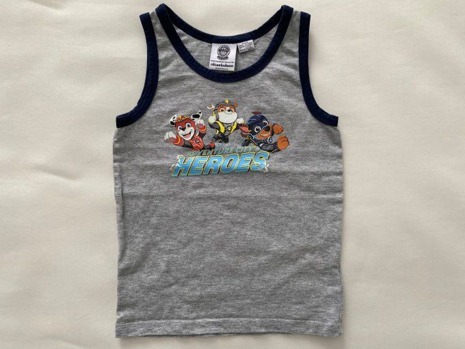 T-shirt sans manches Pat Patrouille gris Nickelodeon 4/6 ans d'occasion