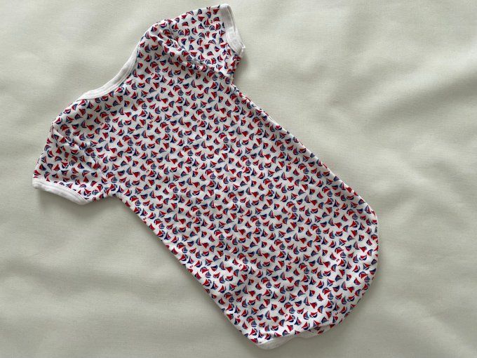 Body bébé 18 mois à motifs Petit Bateau manches courtes Petit Bateau d'occasion