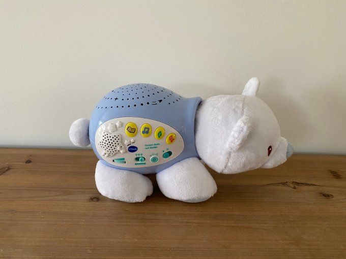 Veilleuse projection ourson dodo nuit étoilée Vtech d'occasion 