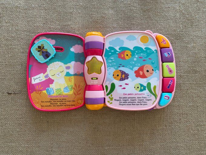  Super livre enchanté des Baby loulous rose Vtech d'occasion 