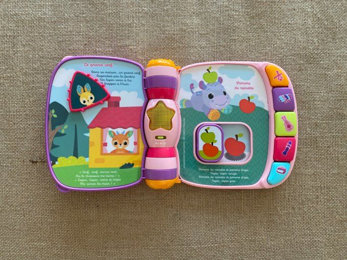  Super livre enchanté des Baby loulous rose Vtech d'occasion 